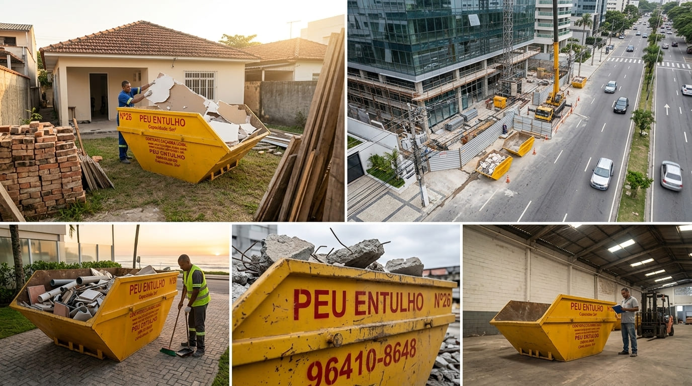 Caçambas RJ em Vila da Penha Rio de Janeiro